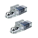 Fulton 3.5K Fas-Lok Straight Trailer Coupler for 2 Inch Ball and 3 Inch Channel