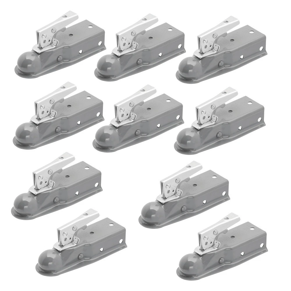 Fulton 3.5K Fas-Lok Straight Trailer Coupler for 2 Inch Ball and 3 Inch Channel