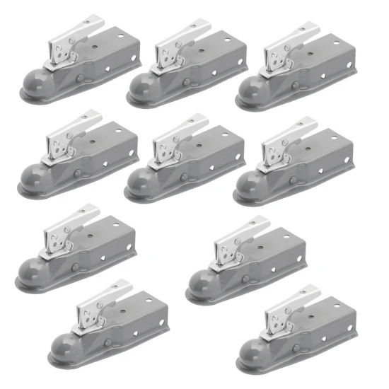 Fulton 3.5K Fas-Lok Straight Trailer Coupler for 2 Inch Ball and 3 Inch Channel