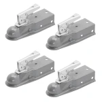 Fulton 3.5K Fas-Lok Straight Trailer Coupler for 2" Ball and 3" Channel – 4 Pack