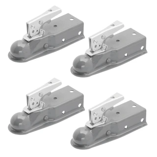 Fulton 3.5K Fas-Lok Straight Trailer Coupler for 2" Ball and 3" Channel – 4 Pack