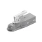 Fulton 3.5K Fas-Lok Straight Trailer Coupler for 2" Ball and 3" Channel – 4 Pack
