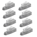 Fulton 3.5K Fas-Lok Straight Trailer Coupler 2" Ball 3" Channel Bolt-On Set of 8