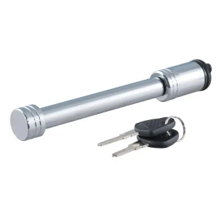 CURT AlumaLite Adjustable Drop Hitch with Dual Ball and 5/8" Hitch Lock Bundle