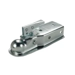 Fulton 3.5K Fas-Lok Straight Trailer Coupler 2 Inch Ball 3 Inch Channel Bolt-On