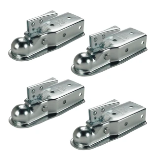 Fulton 3.5K Fas-Lok Straight Trailer Coupler 2 Inch Ball 3 Inch Channel Bolt-On
