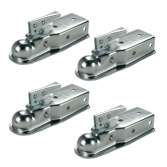 Fulton 3.5K Fas-Lok Straight Trailer Coupler 2 Inch Ball 3 Inch Channel Bolt-On