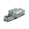 Fulton 3.5K Fas-Lok Straight Trailer Coupler for 2" Ball and 3" Channel, Bolt-On