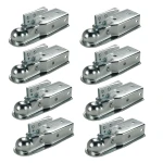 Fulton 3.5K Fas-Lok Straight Trailer Coupler for 2" Ball and 3" Channel, Bolt-On