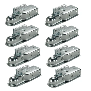 Fulton 3.5K Fas-Lok Straight Trailer Coupler for 2" Ball and 3" Channel, Bolt-On