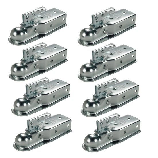 Fulton 3.5K Fas-Lok Straight Trailer Coupler for 2" Ball and 3" Channel, Bolt-On