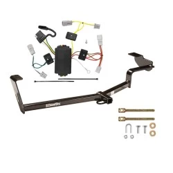 Trailer Tow Hitch For 06-15 Honda Civic Coupe Trailer Hitch Tow Receiver w/ Wiring Harness Kit