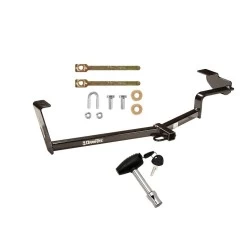 Trailer Tow Hitch For 06-15 Honda Civic Coupe Sedan Si Hybrid w/ Security Lock Pin Key