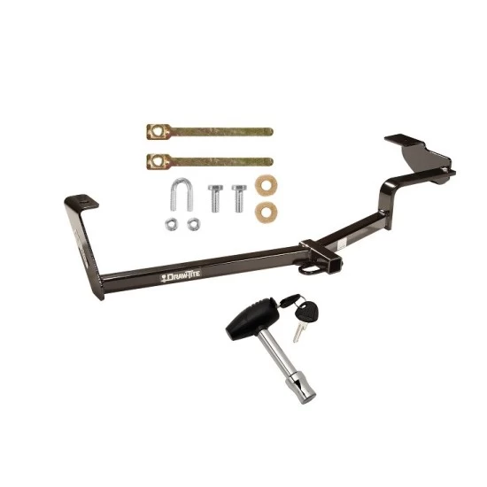 Trailer Tow Hitch For 06-15 Honda Civic Coupe Sedan Si Hybrid w/ Security Lock Pin Key