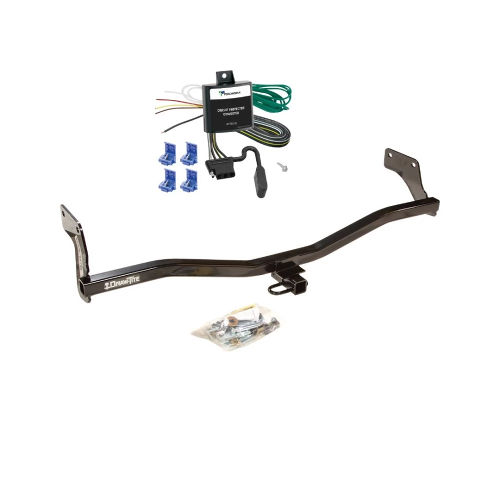 Reese Trailer Tow Hitch For 06-11 KIA Rio5 07-11 Hyundai Accent Tow Receiver w/ Wiring Harness Kit