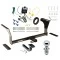 Trailer Tow Hitch For 16-23 Nissan Maxima All Models Trailer Complete Package w/ Wiring Draw Bar and 1-7/8" Ball