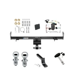 Reese Trailer Tow Hitch For 04-09 Mazda 3 All Models Deluxe Package Wiring 2" and 1-7/8" Ball and Lock