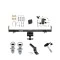 Reese Trailer Tow Hitch For 04-09 Mazda 3 Except w/Grand Touring LED Taillights Deluxe Package Wiring 2" and 1-7/8" Ball and Lock