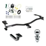 Trailer Tow Hitch For 10-11 Mercury Milan 10-12 Lincoln MKZ Complete Package w/ Wiring Draw Bar and 1-7/8" Ball