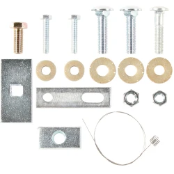 Trailer Tow Hitch Hardware Fastener Kit For 05-18 VW Jetta Golf 2005 New Body Except TDI or Hybrid 1 1/4" Towing Receiver Class 1