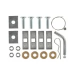 Trailer Tow Hitch For 17-24 Subaru Impreza Complete Package w/ Wiring Draw Bar and 1-7/8" Ball