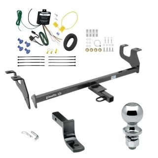 Trailer Tow Hitch For 15-17 Chrysler 200 All Models Complete Package w/ Wiring Draw Bar and 2" Ball