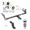 Trailer Tow Hitch For 15-17 Chrysler 200 All Models Complete Package w/ Wiring Draw Bar and 2" Ball