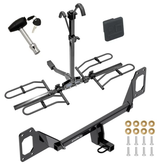 Custom Fit Trailer Hitch2 Bike Carrier Rail Rack Security Lock Pin Rubber Hitch Plug Cover Installation Hardware Installation Instructions 24954 63134 580407 2211 Draw-Tite Trailer Tow Hitch 16-22 Honda Civic Except w/Center Exhaust Platform Style 2 Bike Trailer Tow Hitch For 16-23 Honda Civic Except w/Center Exhaust Platform Style 2 Bike Rack w/ Hitch Lock and Cover