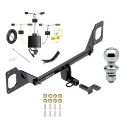 Trailer Tow Hitch For 22-26 Honda Civic Hatchback & Sedan- exc center exhaust Complete Package w/ Wiring Draw Bar and 2" Ball