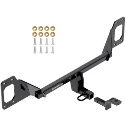 Trailer Tow Hitch For 16-26 Honda Civic Except Center Exhaust 1-1/4" Receiver w/ Draw Bar Kit