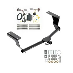 Trailer Tow Hitch For 17-23 Subaru Impreza 5 Dr. Wagon single exhaust Tow Receiver w/ Wiring Harness Kit