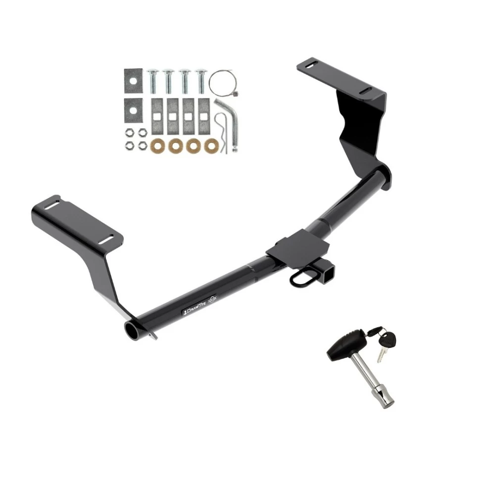 Trailer Tow Hitch For 08-23 Subaru Impreza Wagon 13-15 XV Crosstrek w/ Security Lock Pin Key