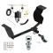 Trailer Tow Hitch For 20-24 Toyota Corolla Sedan Complete Package w/ Wiring Draw Bar and 1-7/8" Ball