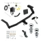 Trailer Tow Hitch For 19-26 Mazda 3 Hatchback Deluxe Package Wiring 2" and 1-7/8" Ball and Lock