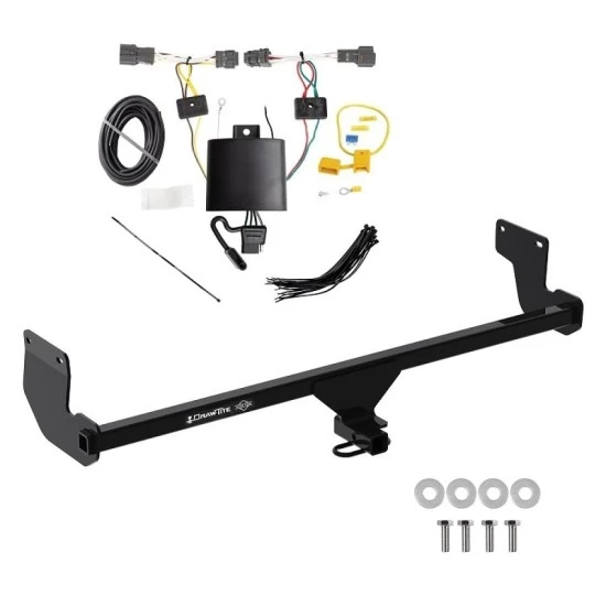 Trailer Hitch w/ Wiring For 20-23 KIA Soul Exc w/LED Taillights Class I 1-1/4" Tow Receiver Draw-Tite Tekonsha