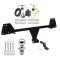 Trailer Tow Hitch For 19-24 Toyota Corolla Hatchback Complete Package w/ Wiring Draw Bar and 1-7/8" Ball