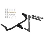 Trailer Tow Hitch For 20-24 Mazda CX-30 without Factory Towable Bumper tilt away adult or child arms fold down carrier 