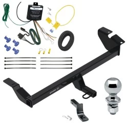 Trailer Tow Hitch For 23-26 Toyota Crown All Models Complete Package w/ Wiring Draw Bar and 2" Ball