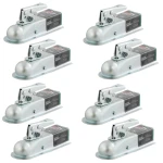 CURT 1-7/8" Straight-Tongue Trailer Coupler for 2" Channel, Zinc, 2K GTW – 8 Pack