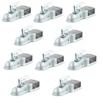 CURT 2K Straight Tongue Coupler for 3 Inch Channel, Zinc-Plated, 1-7/8 Inch Ball