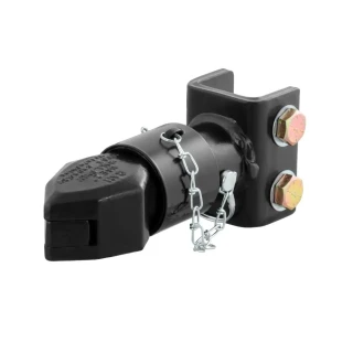 CURT 7K Adjustable Channel-Mount Trailer Coupler with Sleeve-Lock for 2" Ball