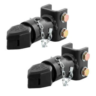 CURT 7K Adjustable Channel-Mount Trailer Coupler with Sleeve-Lock for 2" Ball