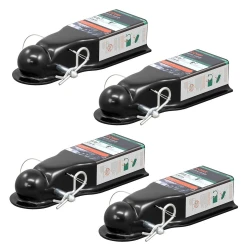 CURT 4x 3.5K QuickPin No-Latch Trailer Coupler for 2" Ball 3" Channel
