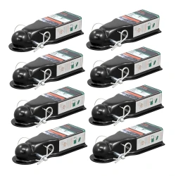 CURT 8x 3.5K QuickPin No-Latch Trailer Coupler for 2" Ball 3" Channel