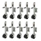CURT Marine Trailer Jack with Dual 6" Wheels, 1,500 lbs Capacity, 10" Travel