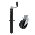 CURT A-Frame Trailer Jack with 5000 lb Capacity and 6" Caster Wheel