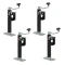 CURT 2K Bracket-Mount Swivel Trailer Jack with Top Handle – 10" Travel (4 Pack)