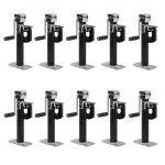 CURT 2K Bracket-Mount Swivel Trailer Jack with Side Handle and 10-Inch Travel