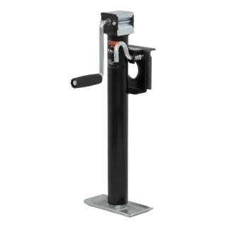 CURT 2K Bracket-Mount Swivel Jack with Side Handle and 15 Inch Travel – 2 Pack