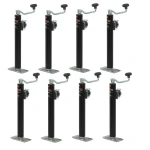 CURT 2K Pipe-Mount Swivel Trailer Jack with Topwind Handle – 15" Lift (8-Pack)
